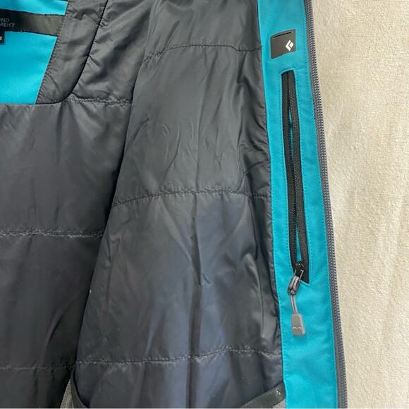 Black Diamond Women's Boundary Line Blue & gray Insulated Ski Coat Size‎ Large - Picture 13 of 16